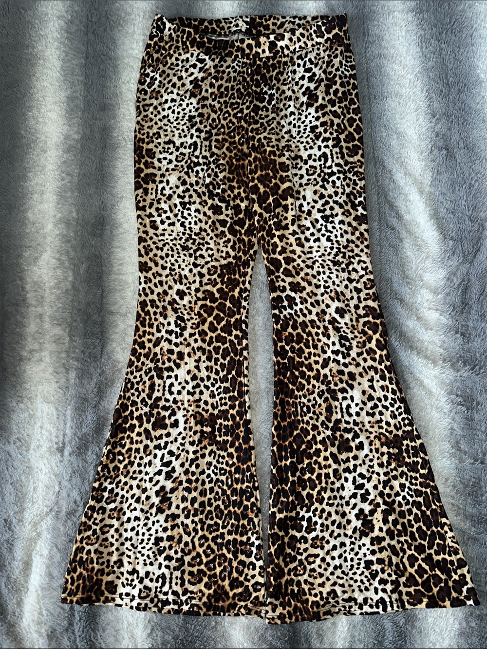 Daytrip Brown and Tan Leopard Print Pants EUC